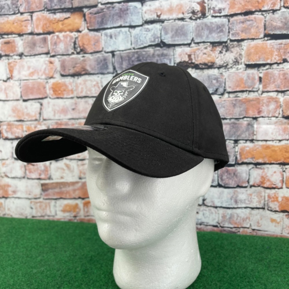 New Era Austin Gamblers PBR Hat Mens OSFM Black 9FORTY Adjustable Cotton Cap
